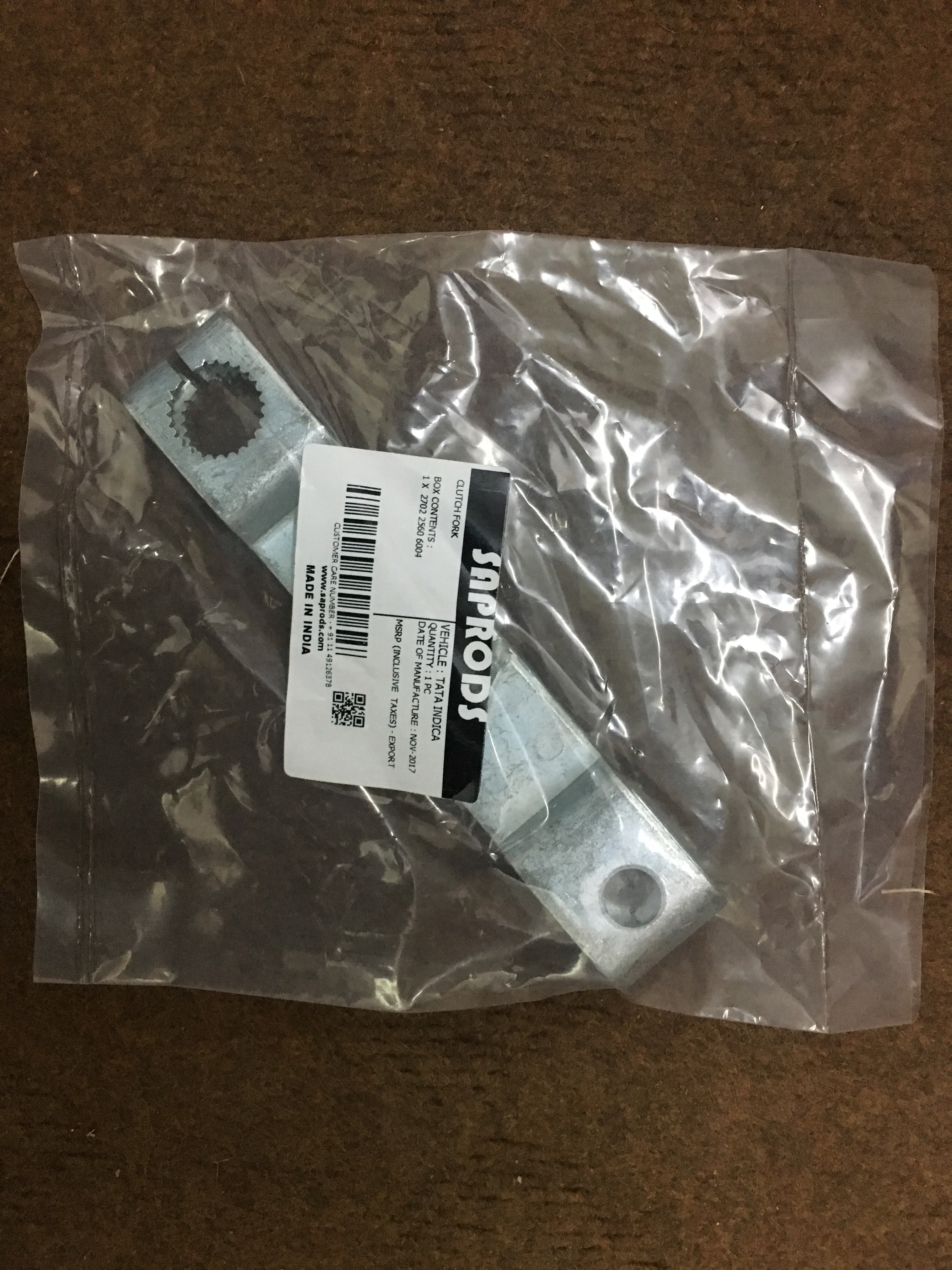 CLUTCH RELEASE FORK - Part No: 270225606004 - TATA INDICA CLUTCH RELEASE FORK 270225606004 STOCKID 750 - Photo
