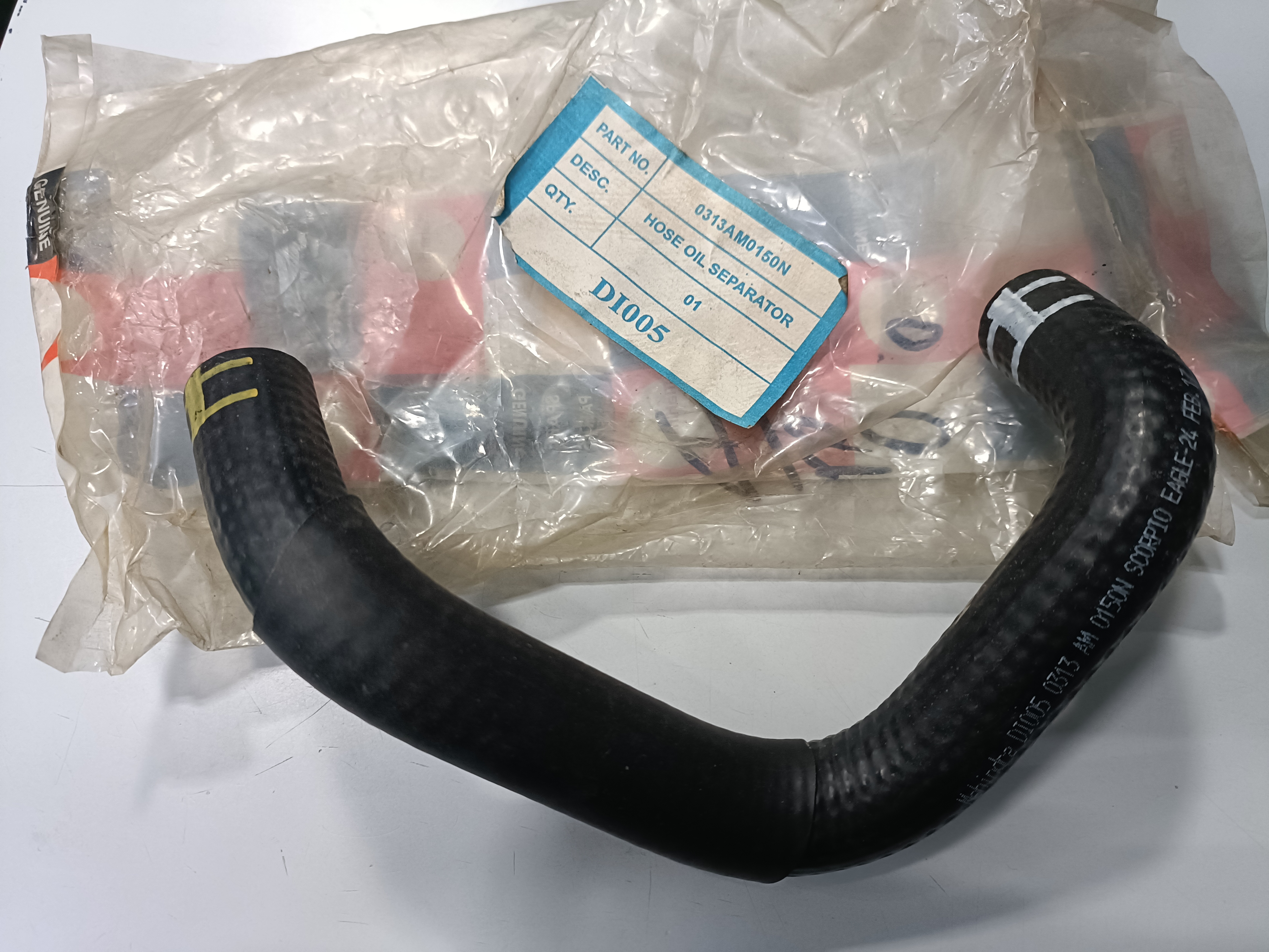 MAHINDRA SCORPIO HOSE OIL SEPARATOR. 0313AM0150N STOCKID 2175