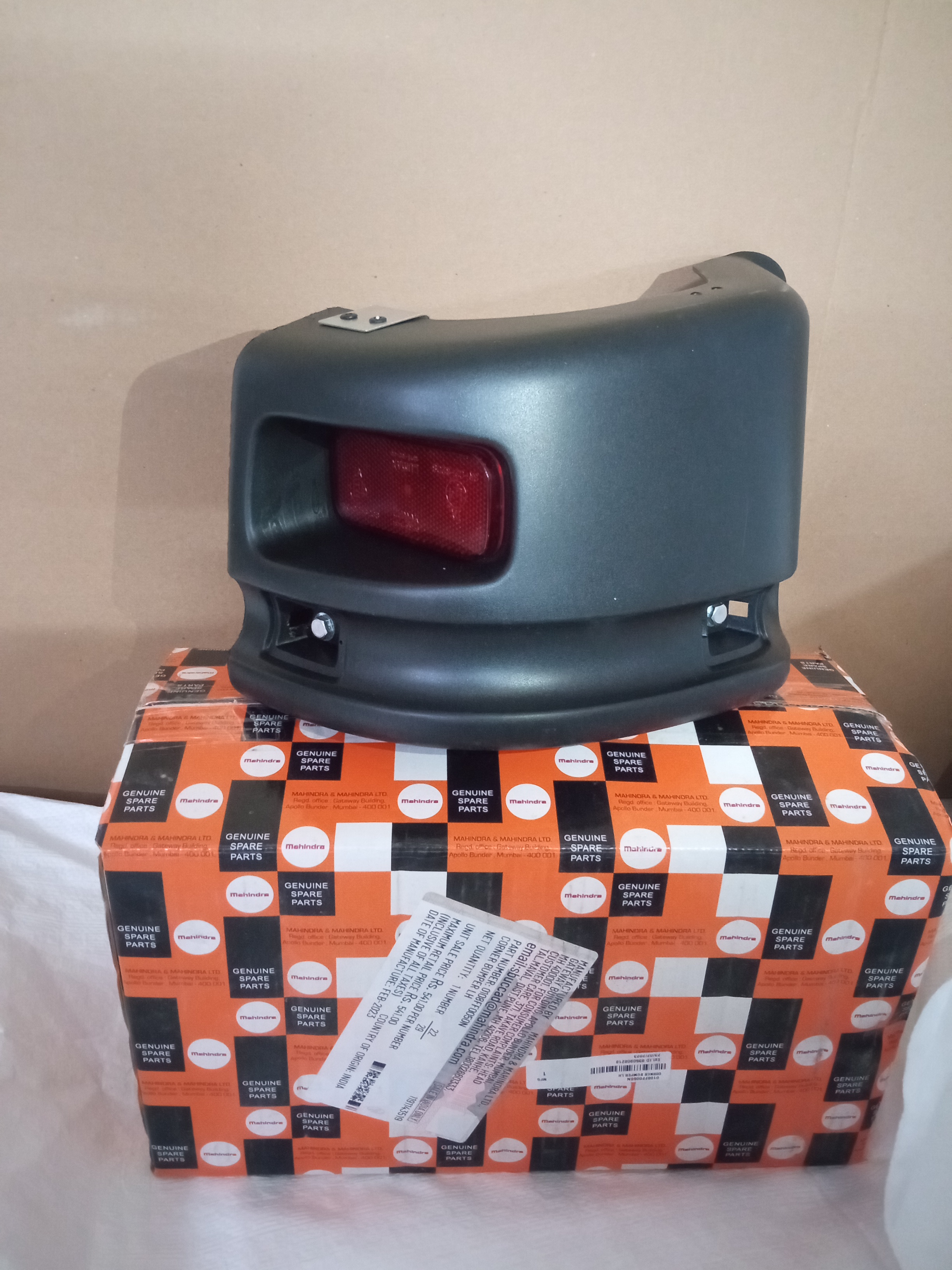 MAHINDRA SCORPIO CORNER BUMPER LH 0108FF0050N STOCKID 2355