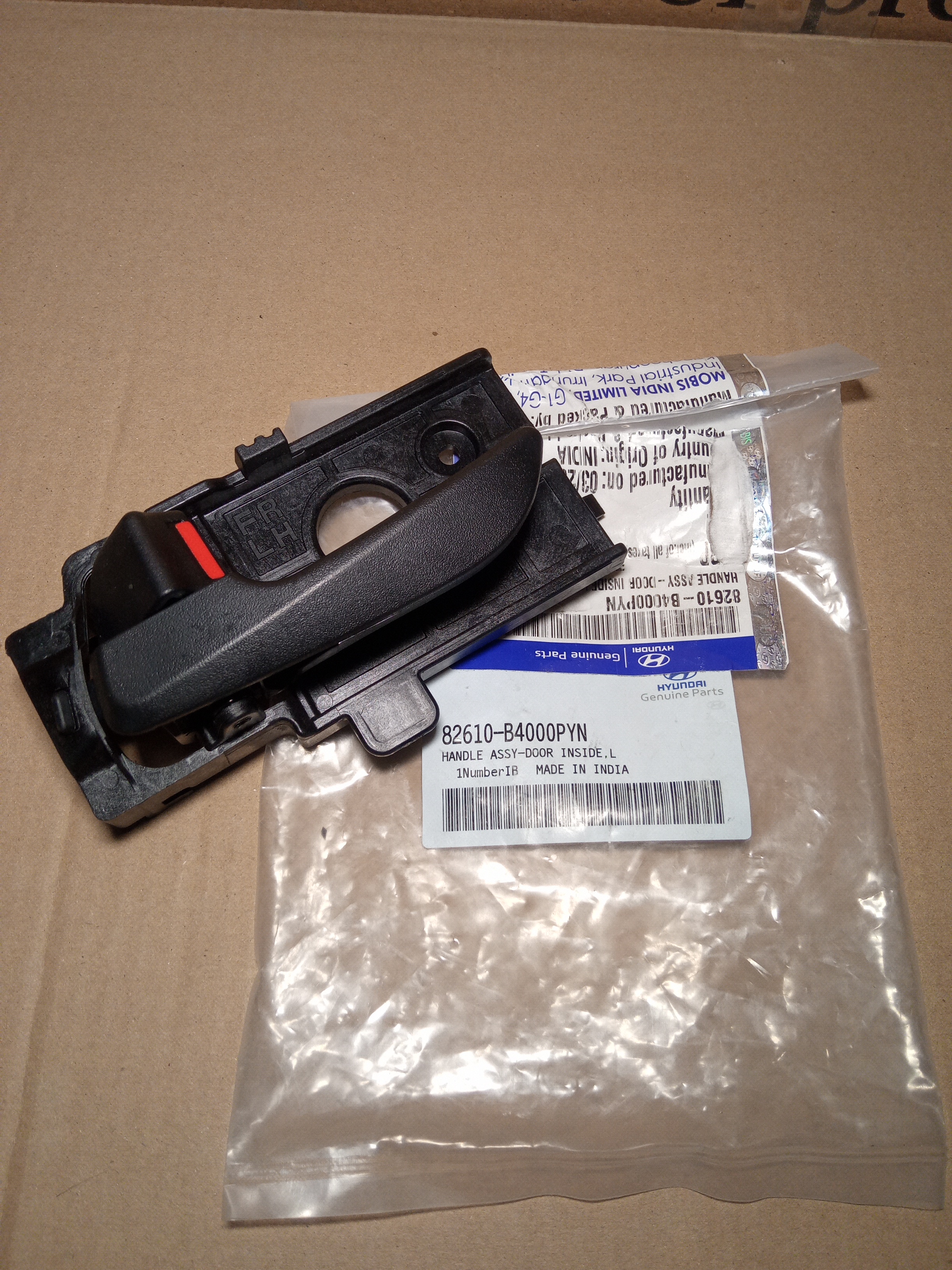 HYUNDAI I 10 HANDLE ASSY DOOR INSIDE,LH 82610B4000PYN STOCKID 2386