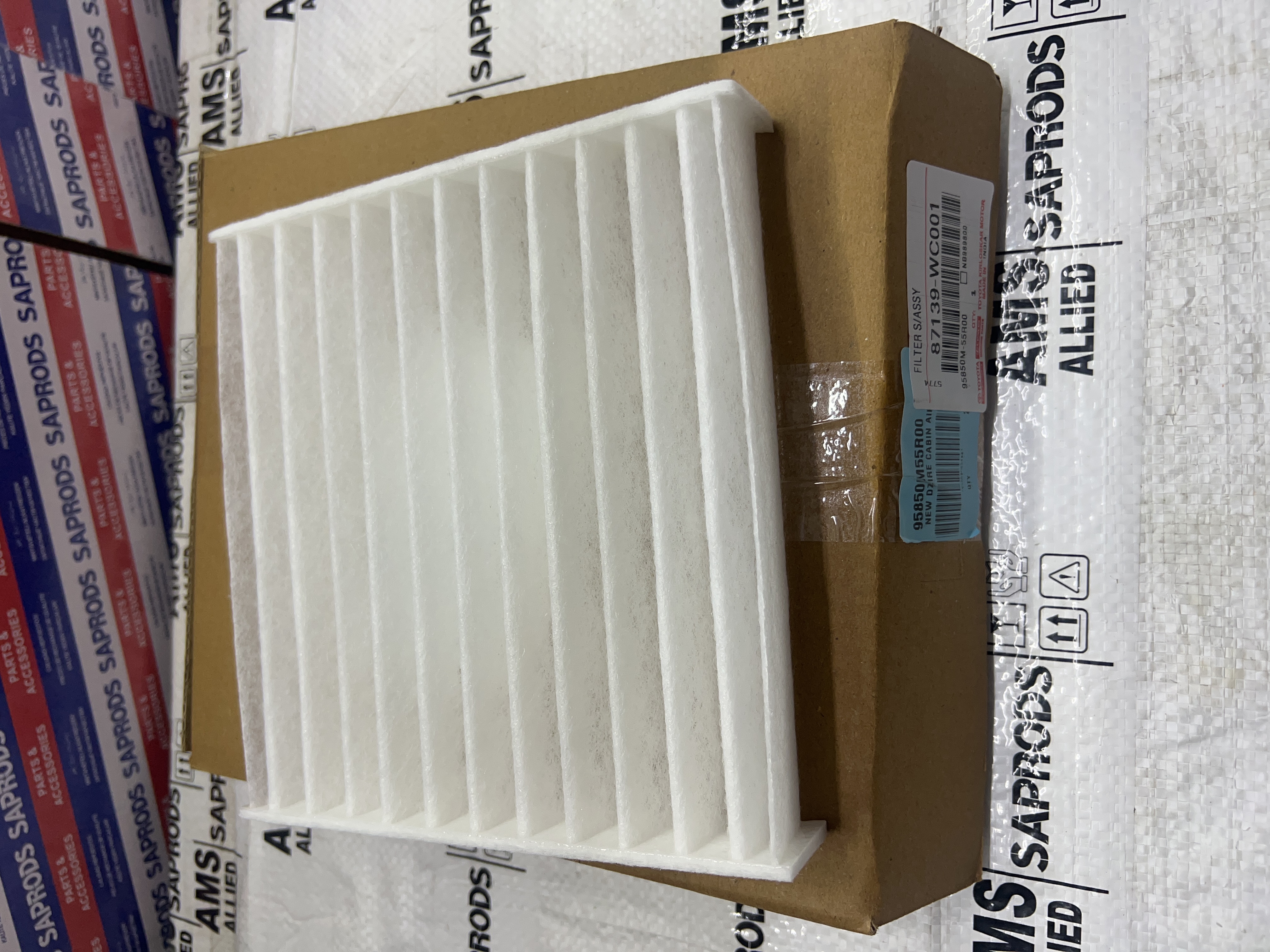 TOYOTA TAISOR FILTER, CLEAN AIR 87139WC001  STOCKID 3176