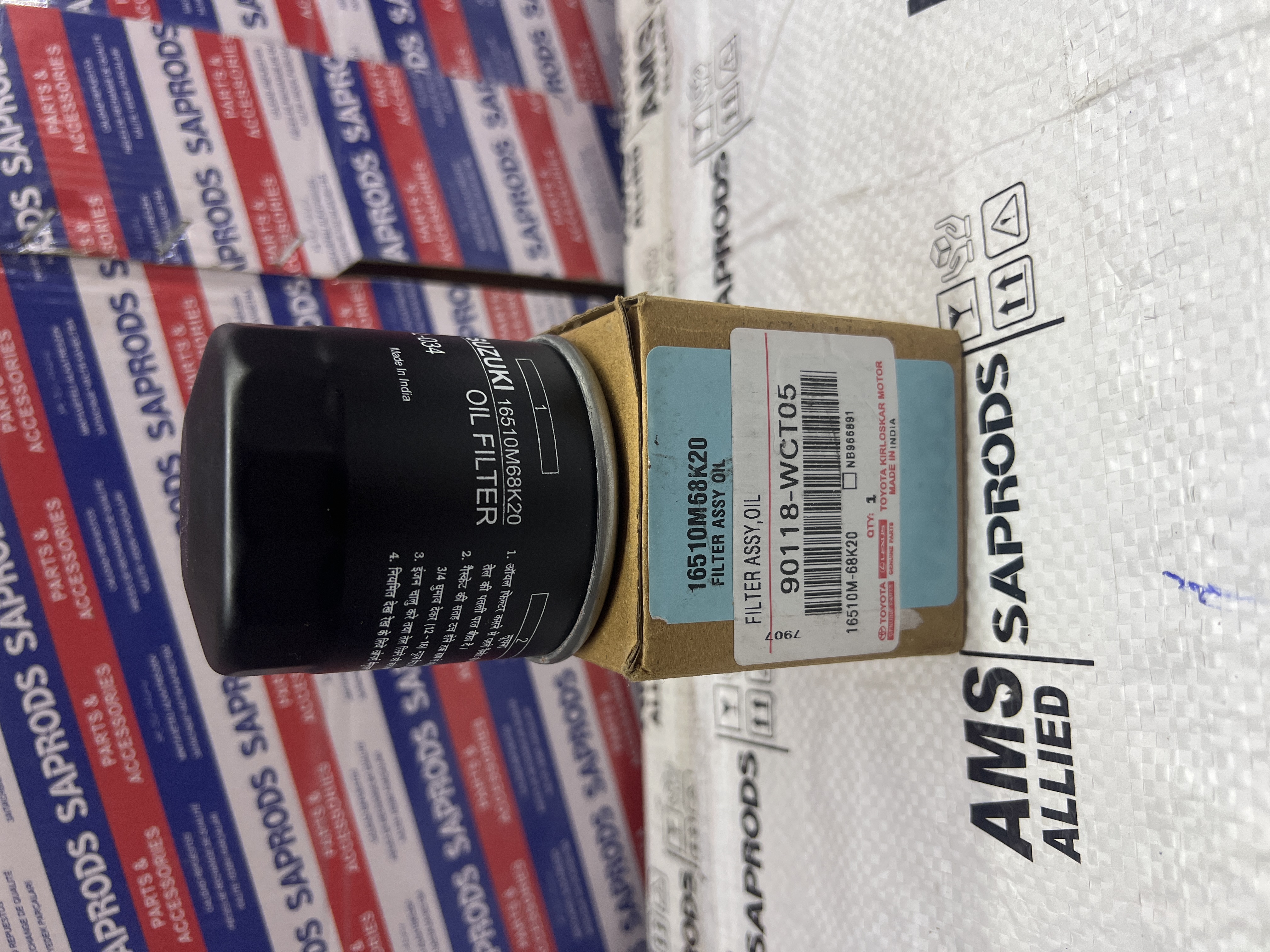 TOYOTA TAISOR OIL FILTER 90118WCT05 STOCKID 3177