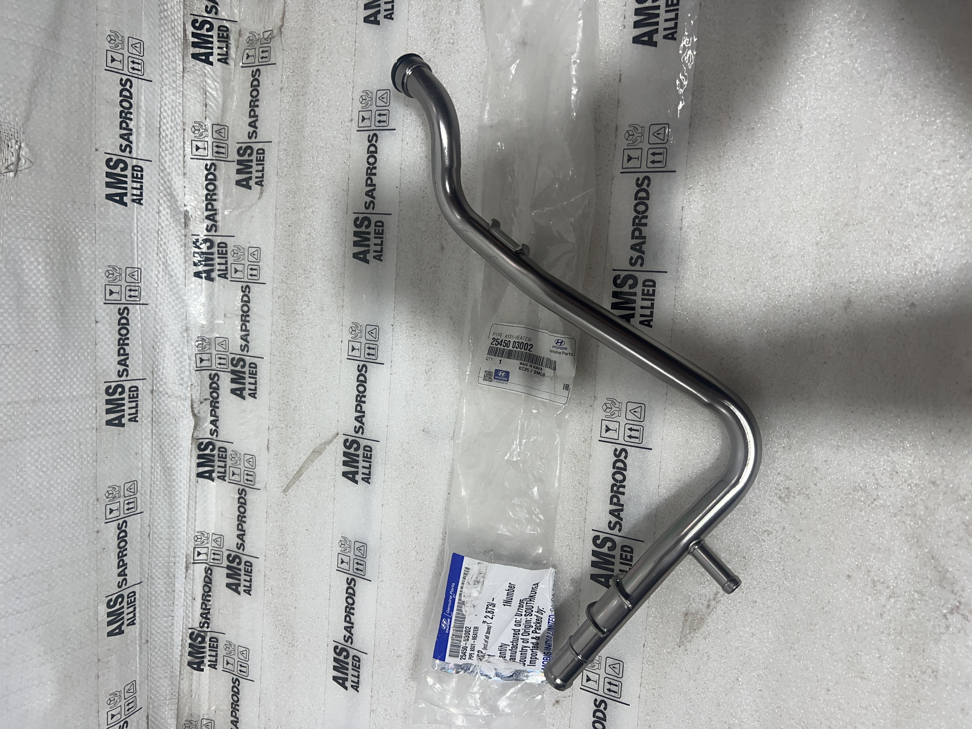 HYUNDAI I 10 PIPE ASSY HEATER 2545003002 STOCKID 3207