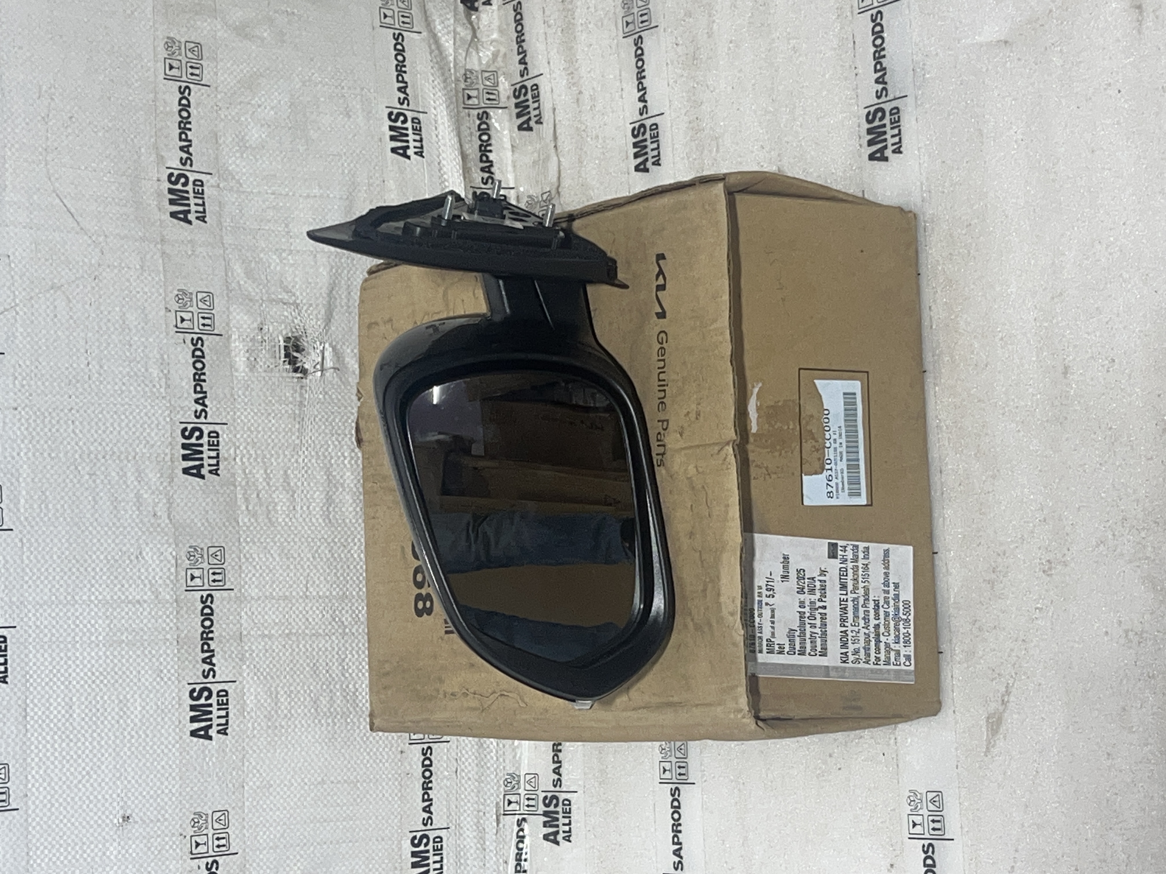 KIA SONET MIRROR ASSY OUTSIDE RR VIEW LH 87610CC000 STOCKID 3220