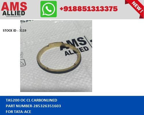 TATA ACE TA5200 OC CL CARBONLINED 285326351603 STOCKID 3119