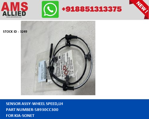 KIA SONET SENSOR ASSY WHEEL SPEED,LH 58930CC300 STOCKID 3249