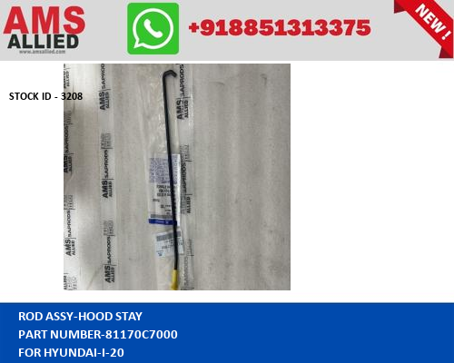 HYUNDAI I 20 ROD ASSY HOOD STAY 81170C7000 STOCKID 3208