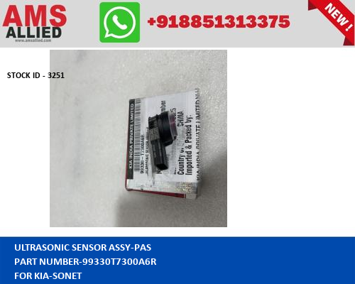 KIA SONET ULTRASONIC SENSOR ASSY PAS 99330T7300A6R STOCKID 3251