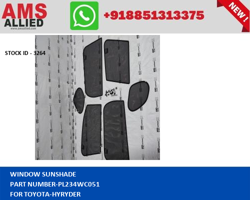 TOYOTA HYRYDER WINDOW SUNSHADE PL234WC051 STOCKID 3264